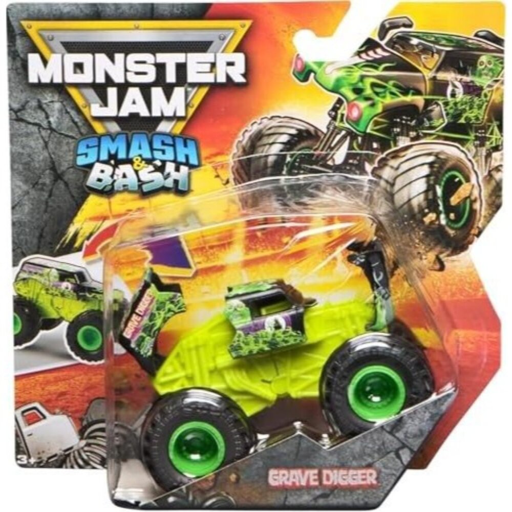 Monster Jam Smash & Bash Grave Digger - Repair Monster Truck